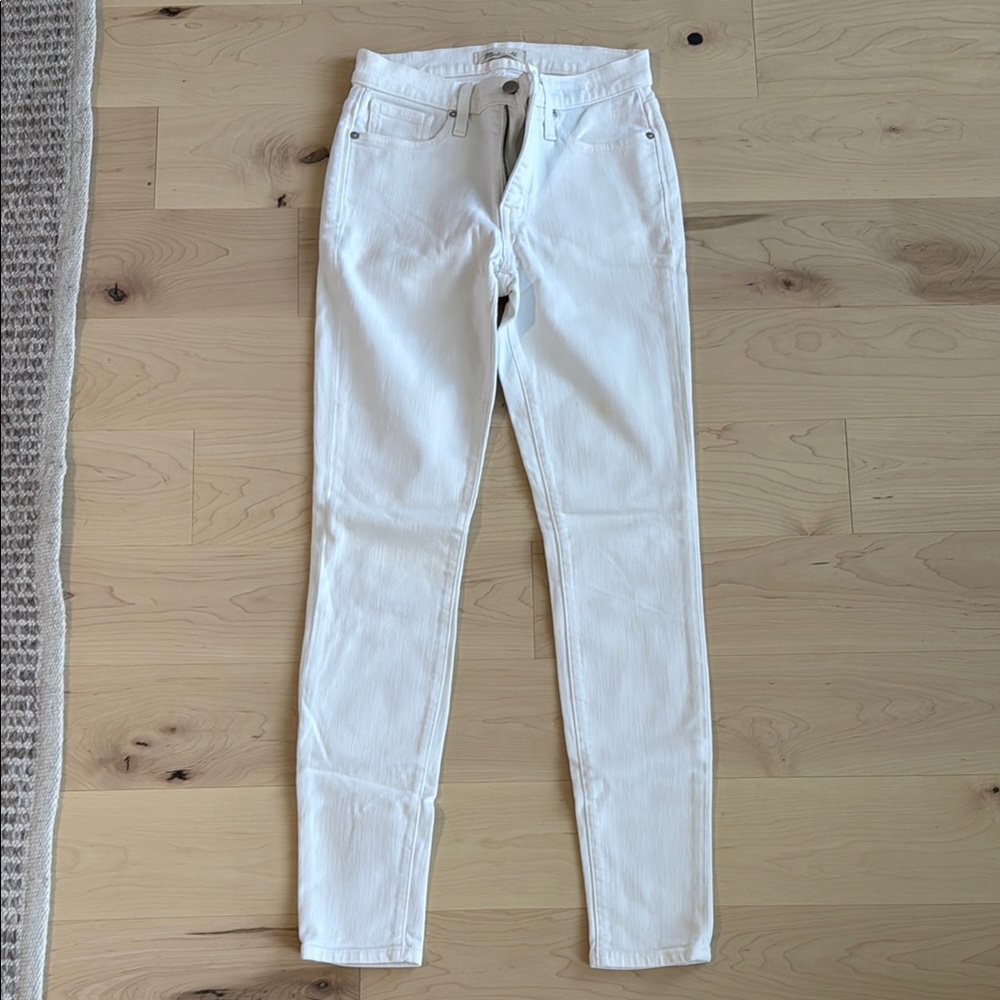 Madewell Women's White Skinny Jeans